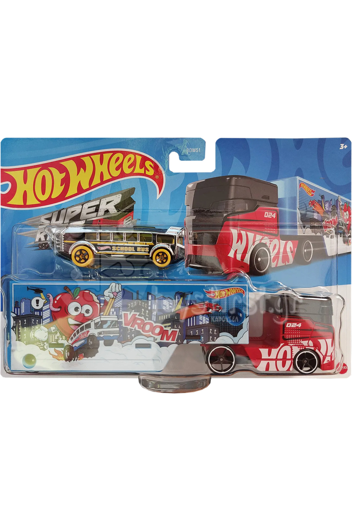 ماشین اسباب بازی کامیون هلی مداد HW BDW51 HXN90 HOT WHEELS