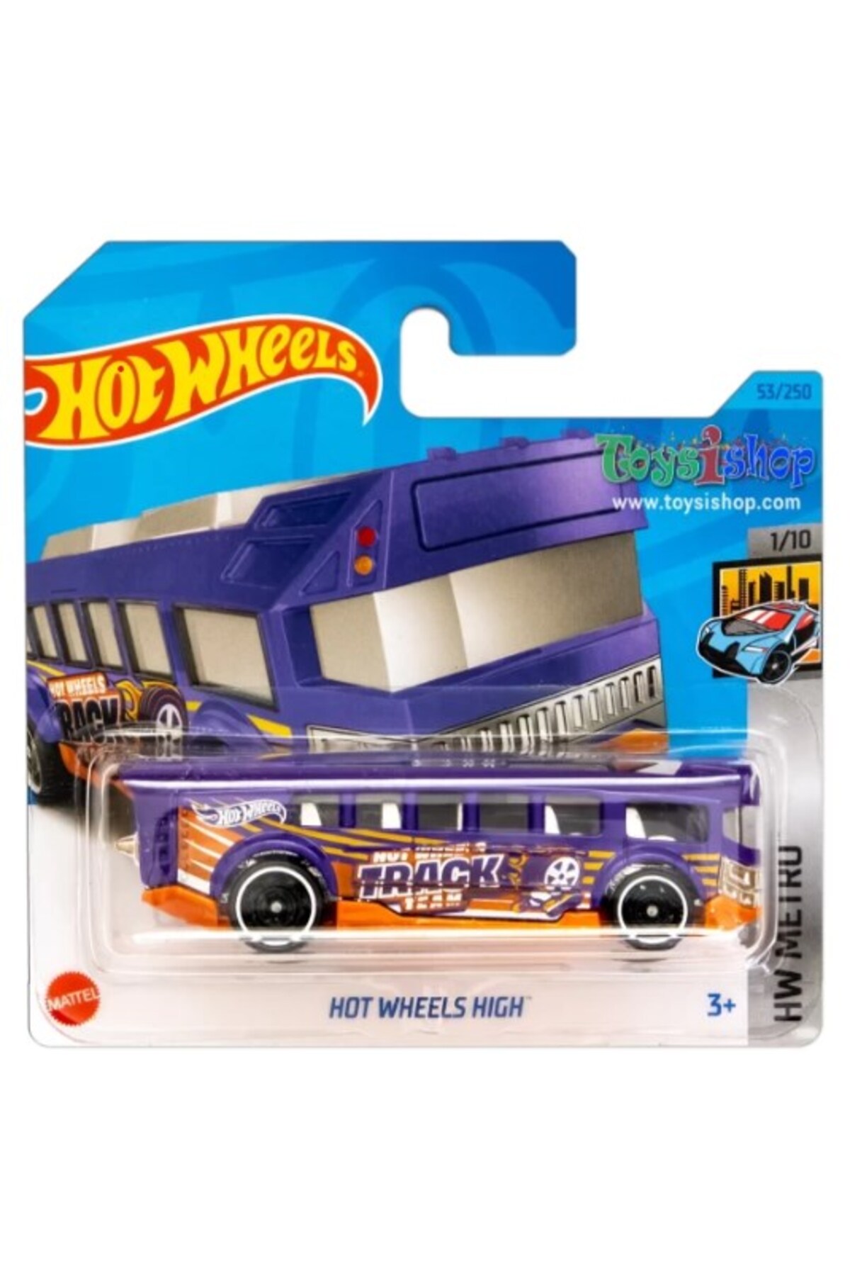 ماشین اسباب بازی اتومبیل های HIGH HKG91 بنفش هات ویلز اورجینال HOT WHEELS