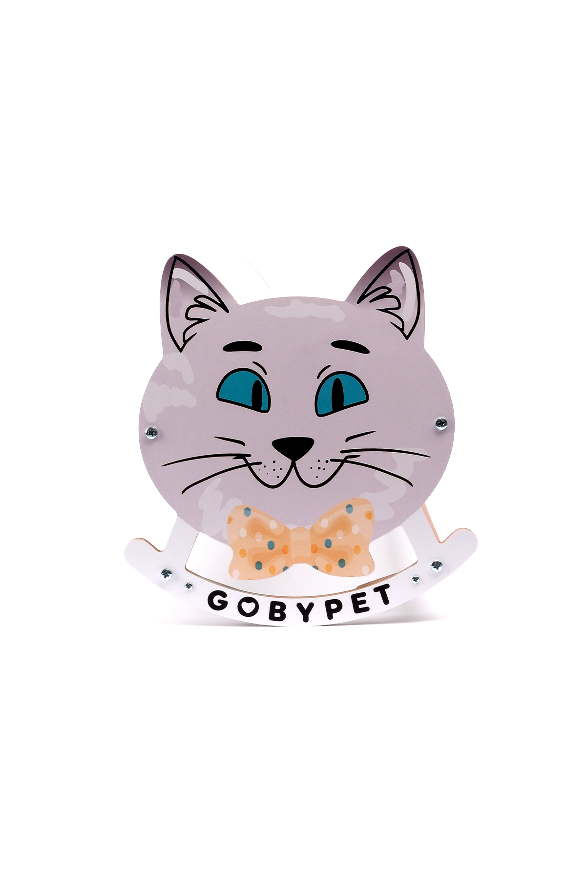 تخت گربه تاب‌دار طرح گربه گوبی‌پت GOBYPET چندرنگ