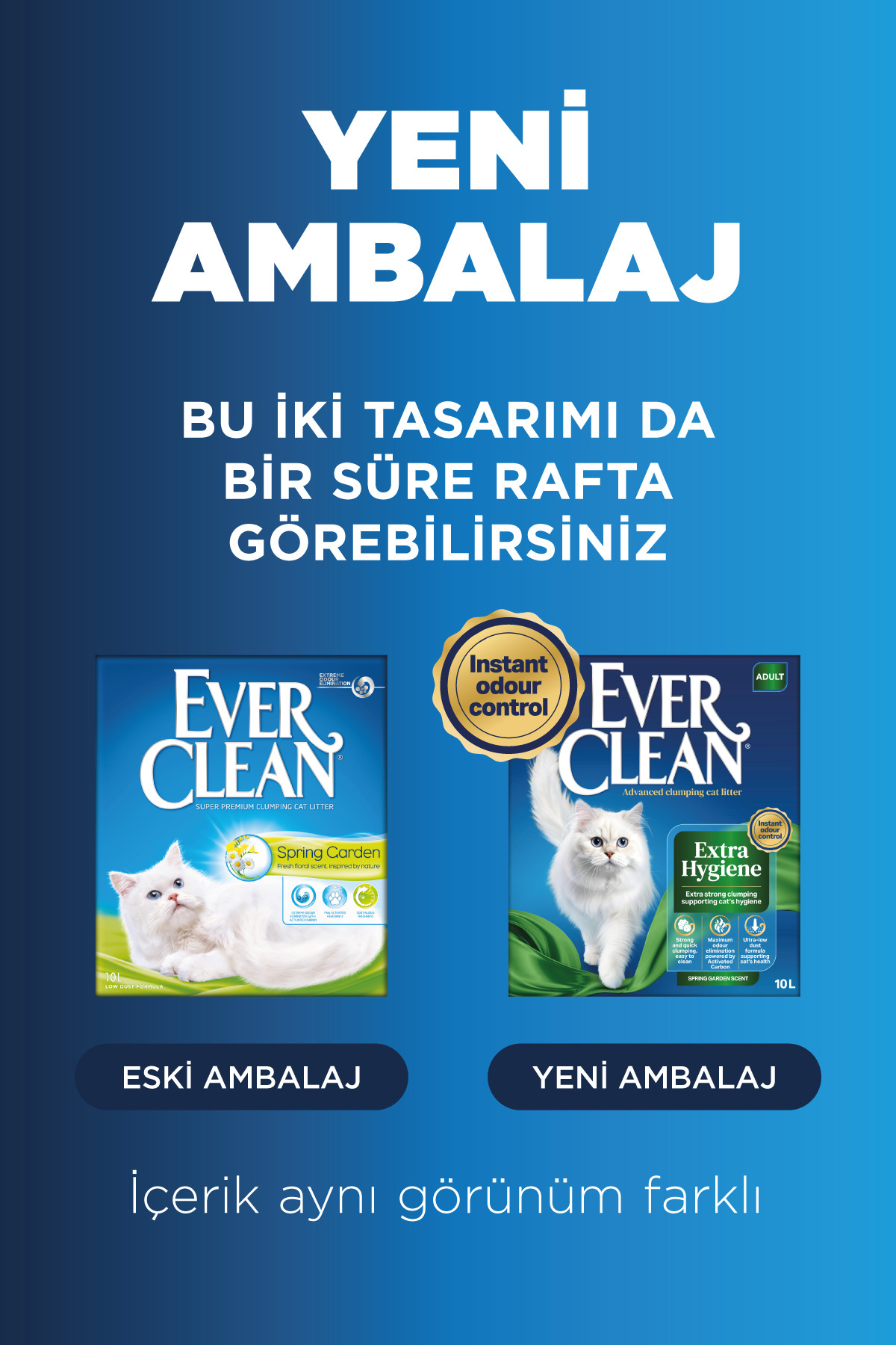 خاک گربه ایورکلین Ever Clean سری Extra Hygiene Spring Garden، ۱۰ لیتری
