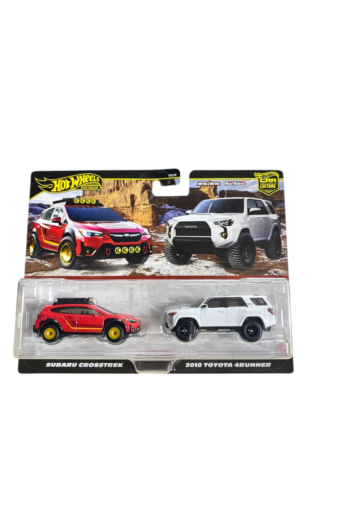 ماشین اسباب بازی مجموعه 2 تایی فرهنگ خودرو – «SUBARU CROSSTREK و 2018 TOYOTA 4RUNNER PREMIUM DIECAST» از ترکیه HOT WHEELS