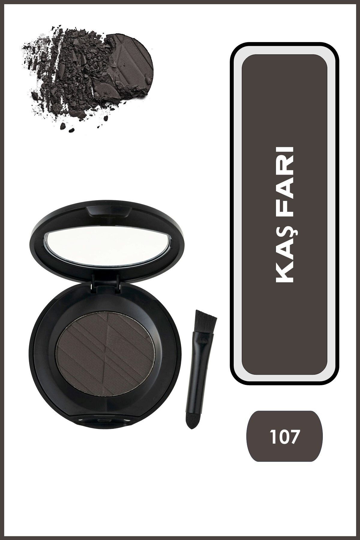 سایه ابرو رنگ خاکستری شماره 107 گلدن رز Golden Rose