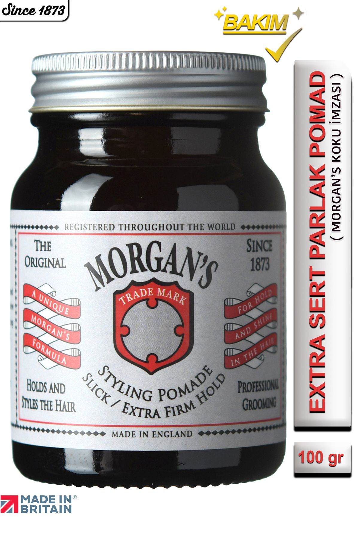 کرم و واکس حالت دهنده مو MORGAN'S SLICK EXTRA FORM HOLD POMADE STYLING 100 گرم Morgan's Pomade