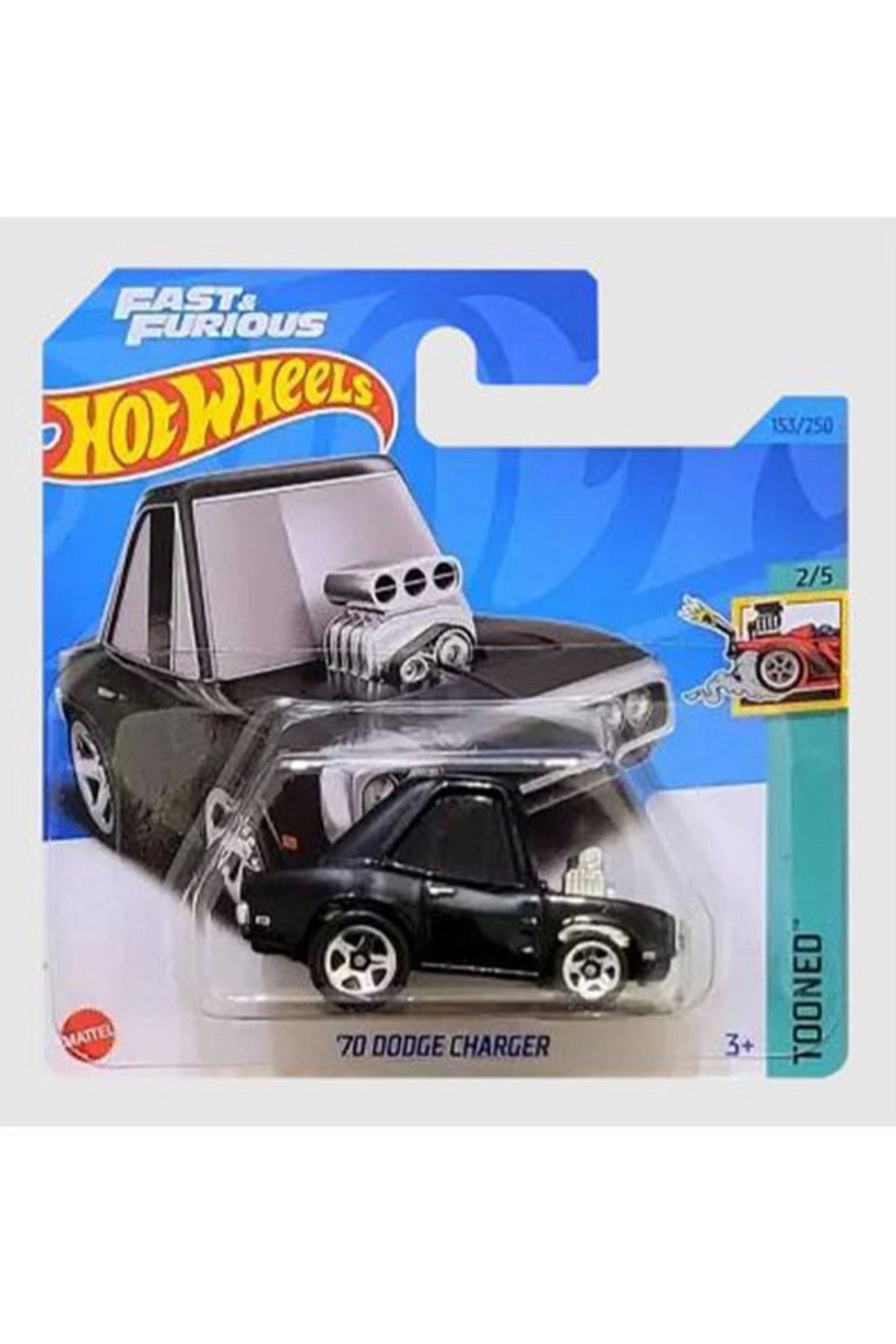 ماشین اسباب بازی HOTWHEELS SINGLE CARS '70 DODGE CHARGER HKG57 هات ویلز اورجینال HOT WHEELS