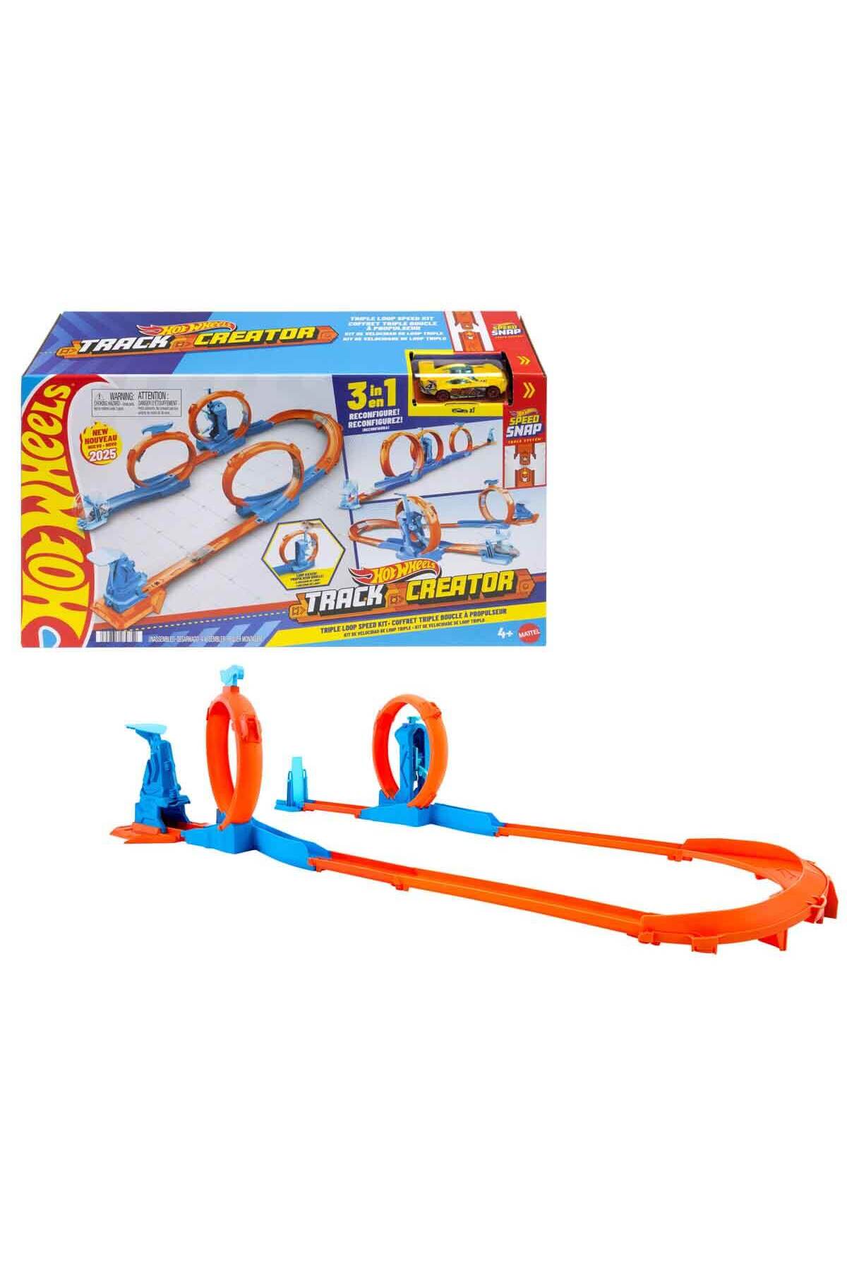 سایر ست های بازی ® TRACK CREATOR™ TRIPLE CIRCLE PACK مجموعه ایجاد آهنگ با ماشین اسباب JDW39 از ترکیه HOT WHEELS