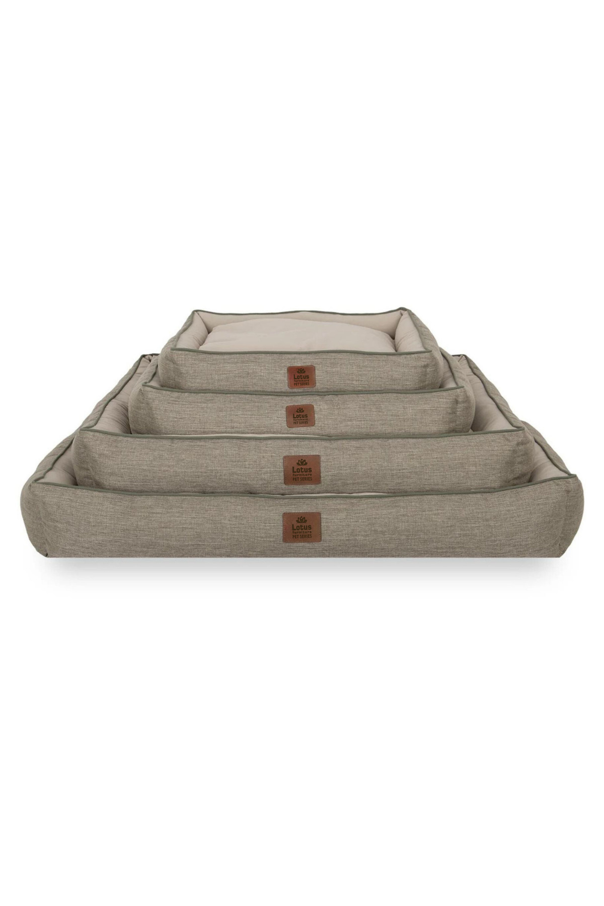 جای خواب بالشی گربه و سگ لوتوس فرنیچر LOTUS FURNITURE Pet Series Alba، مدل LTS-YTK-012، بژ