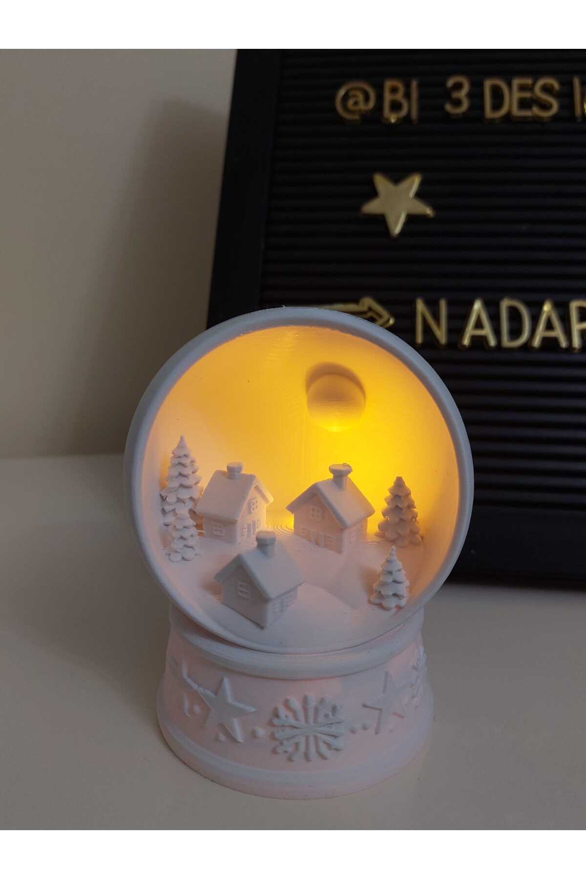 گوی برفی تم خانه زمستانی SNOW GLOBE از ترکیه NadarStudio