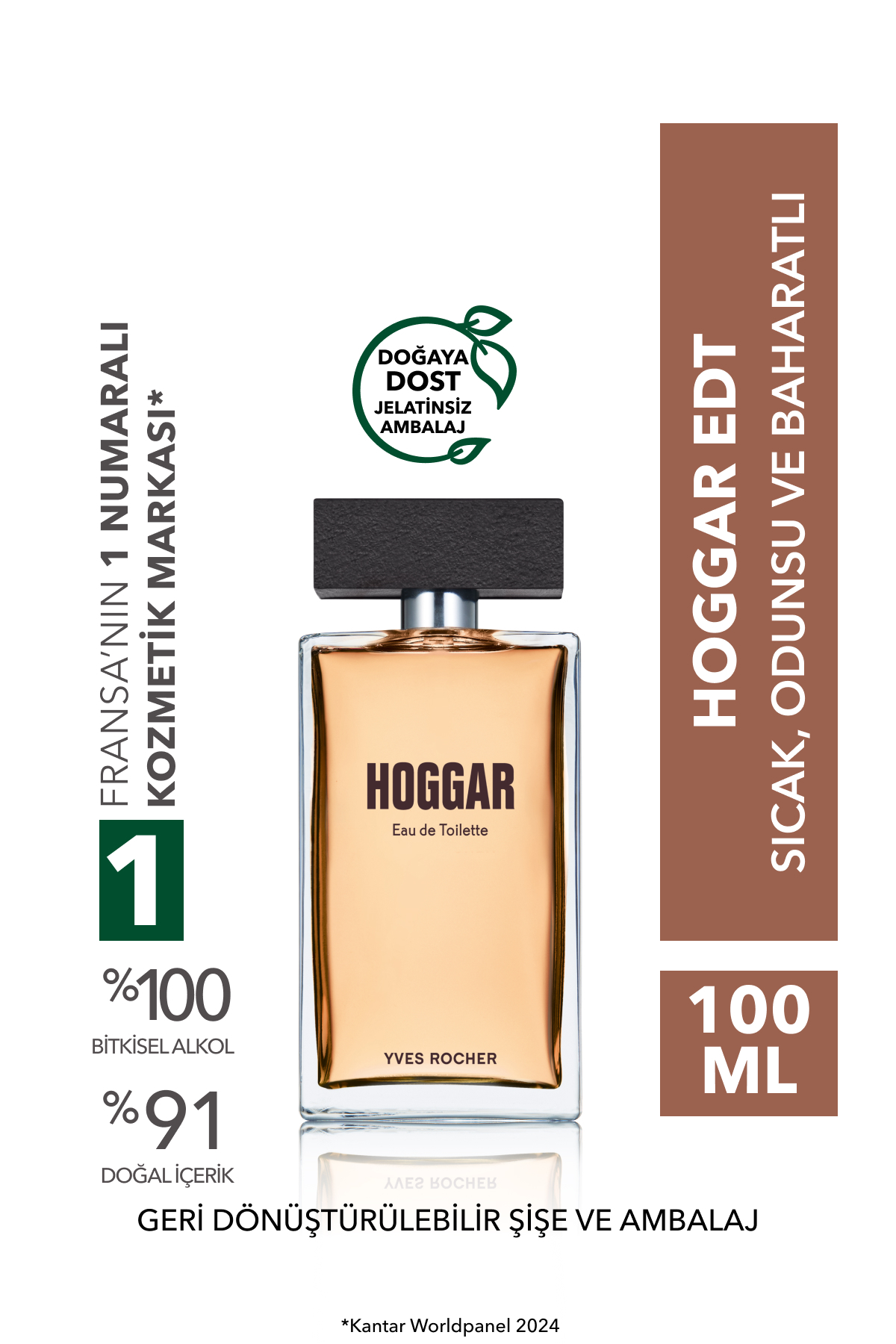 Yves Rocher ادکلن مردانه Hoggar رایحه ای گرم، مردانه و ماندگار 100میل