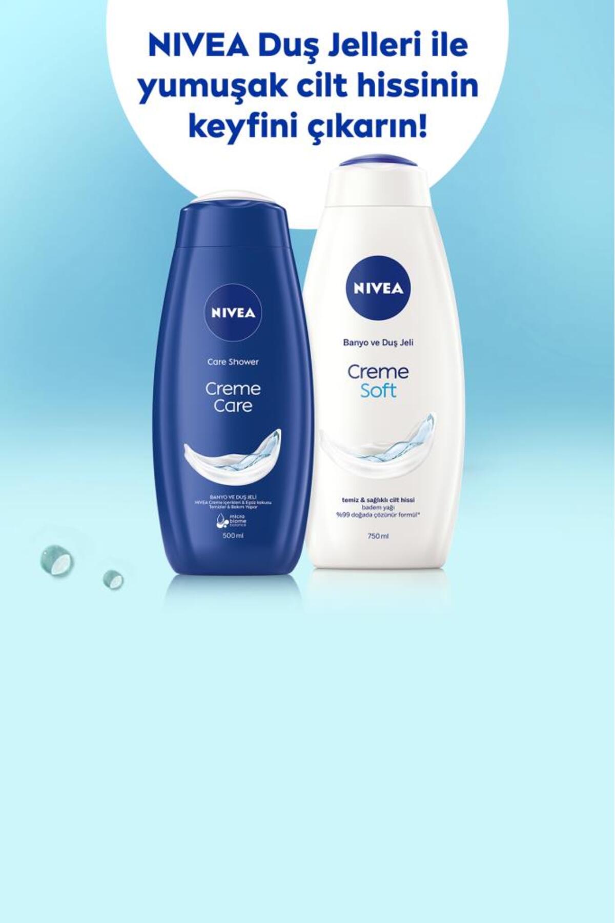 NIVEA ژل حمام و شاور نیوآ کرمی تاچ با عصاره بادام 750 میلی لیتر