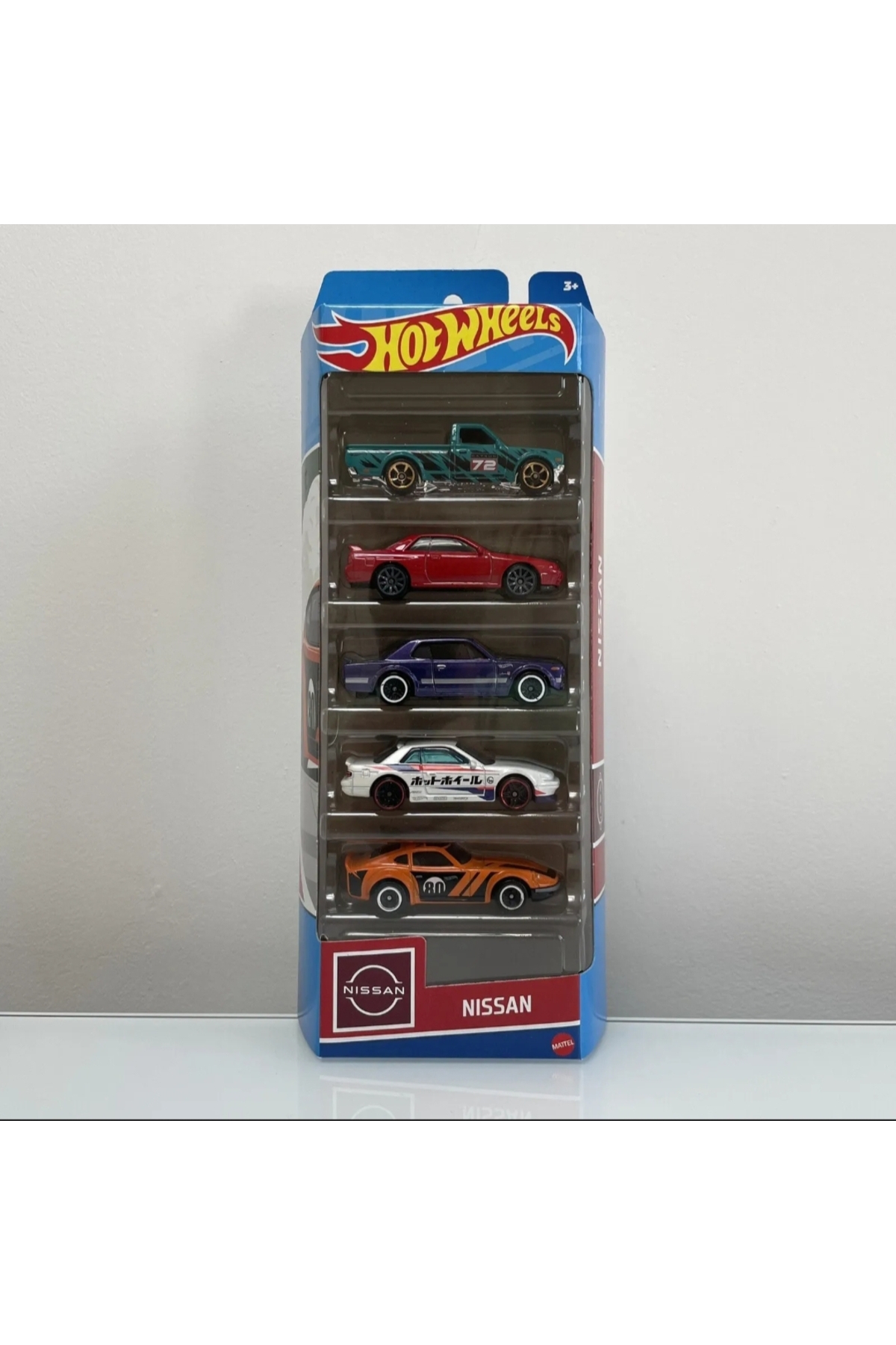ماشین اسباب بازی NISSAN 5 SET DATSUN 620 FAIRLADY Z SILVIA S13 SKYLINE GTR R32 2000 GTX هات ویلز اورجینال HOT WHEELS