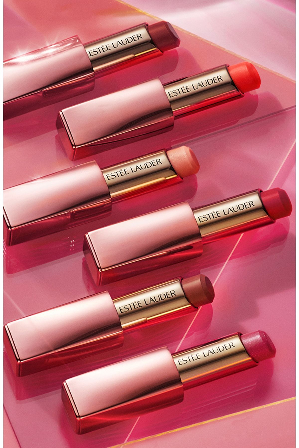 بالم لب کریستالی تقویت‌کننده رنگین‌کمان 02 کریستال کیهانی 32 گرم استی لادر Estee Lauder