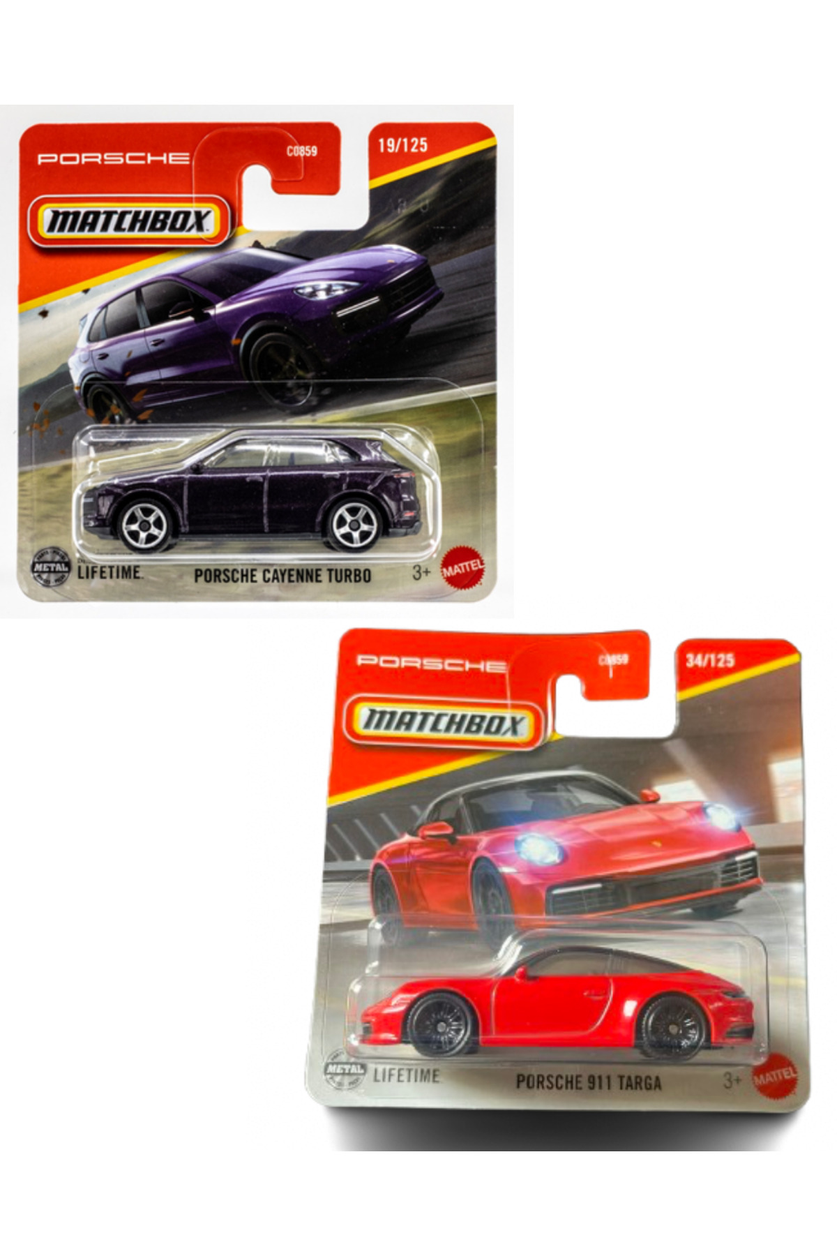 ماشین اسباب بازی جعبه کبریت پورشه 911 تارگا کاین توربو از ترکیه HOT WHEELS