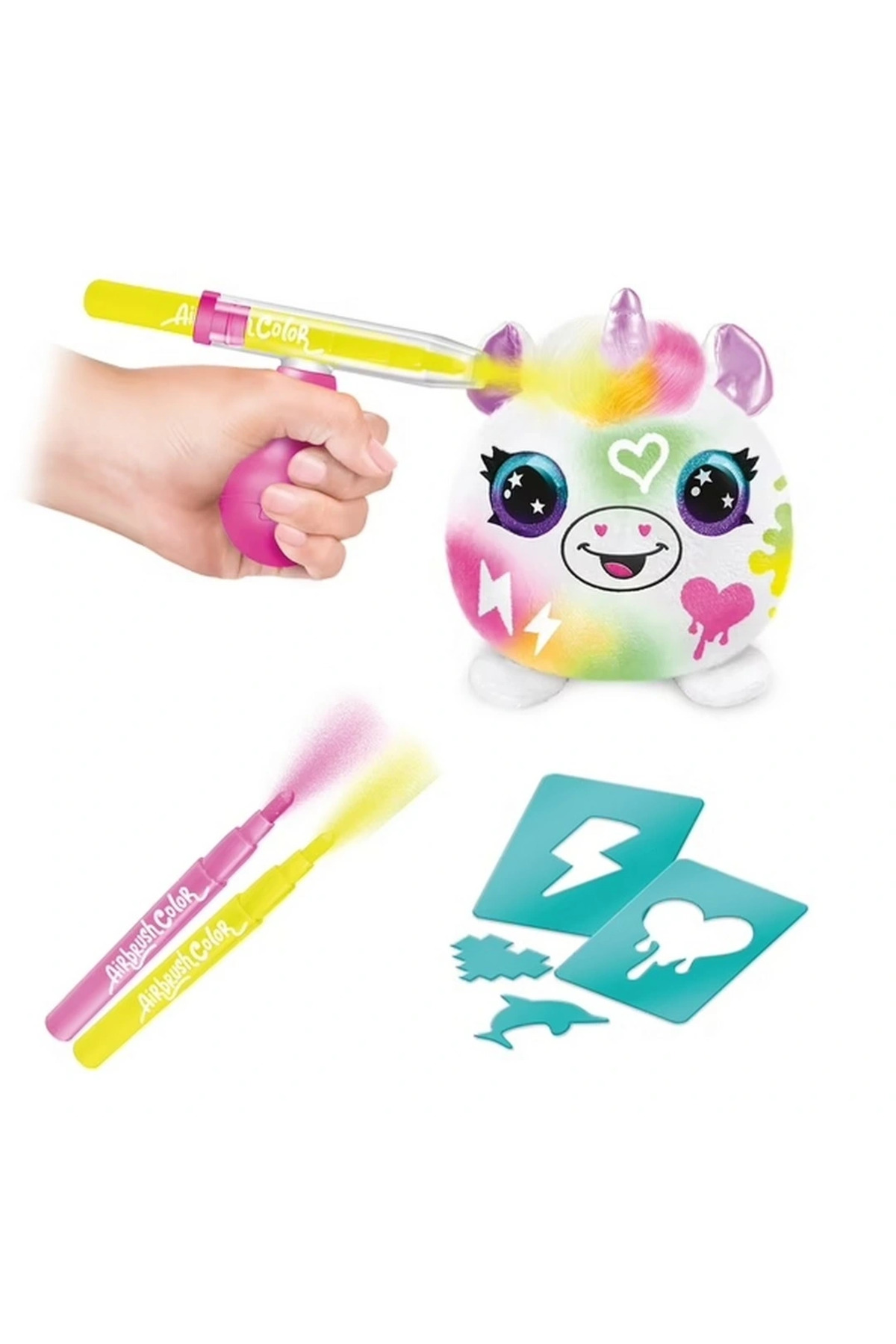 عروسک پولیشی سورپرایز مینی نئون Airbrush Plush اکو لانژ Eco Lounge