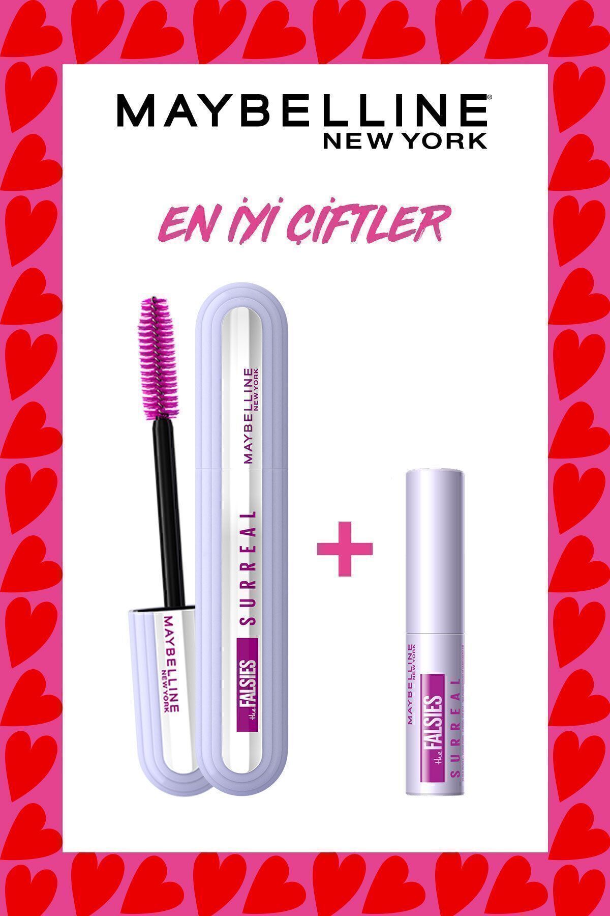 ریمل FALSIES SURREAL 10 ML &amp; MINI سورئال 4.7 میل Maybelline New York
