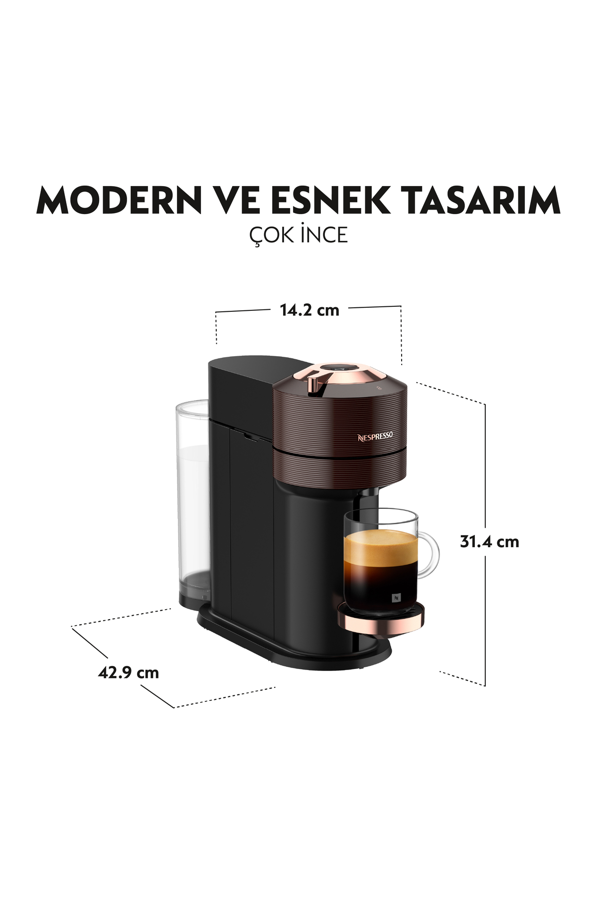 دستگاه اسپرسو و کاپوچینو قهوه ساز VERTUO NEXT PREMIUM ای اورجینال Nespresso