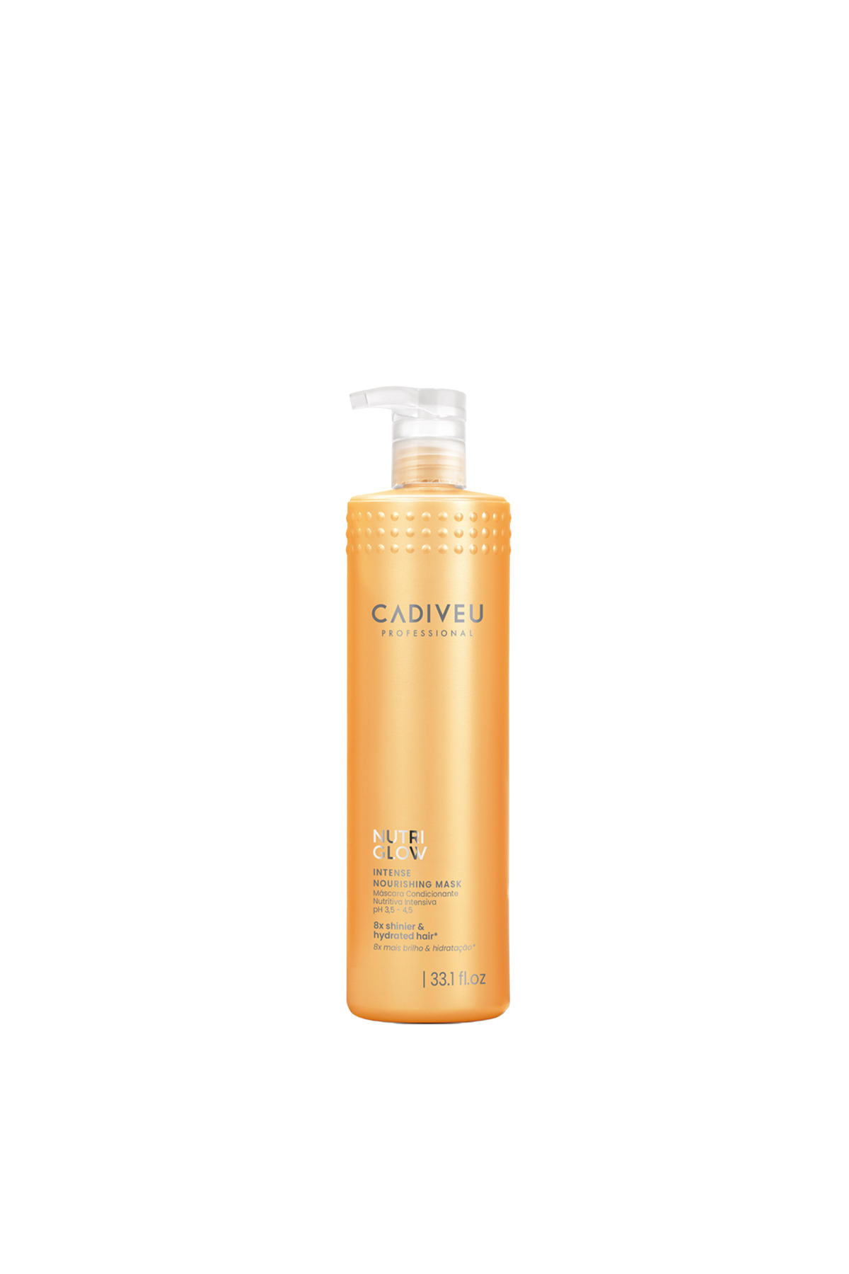 کرم و واکس حالت دهنده مو مراقبت از لمینت CADIVEU NUTRI GLOW 500 میل اورجینال Cadıveu
