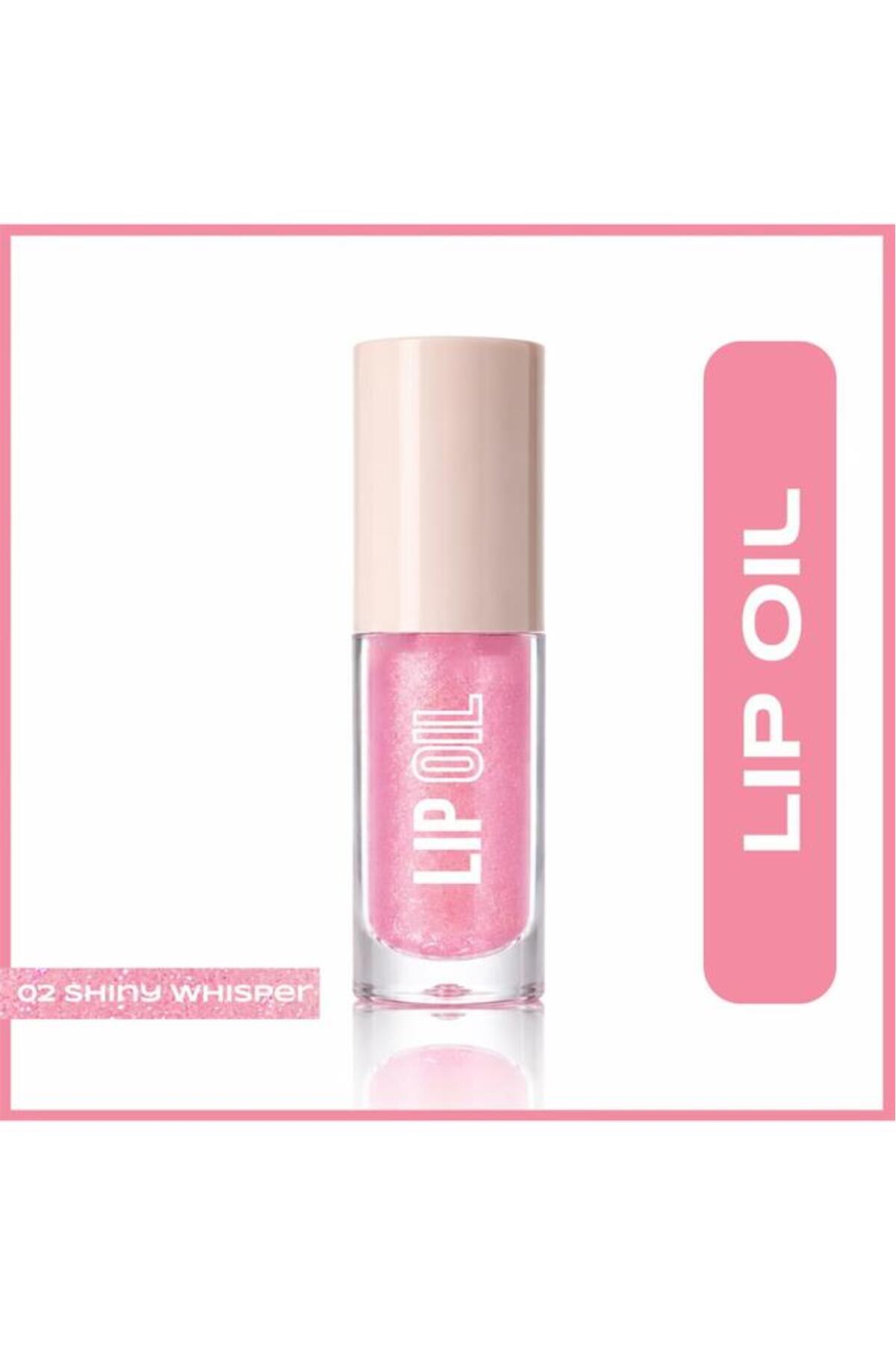 روغن لب آنفیلتر بیوتی Unfilter Beauty شماره 02 Shiny Whisper صورتی