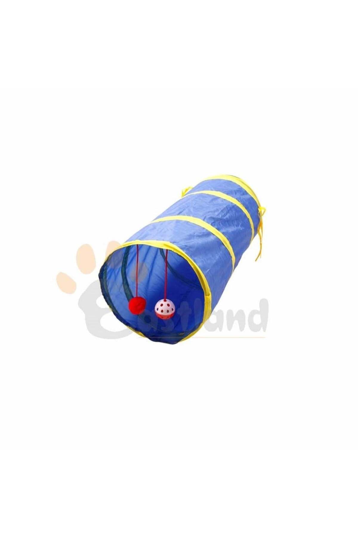 تونل بازی گربه ایستلند Eastland، ۲۵×۵۵ سانتی‌متر، سرمه‌ای