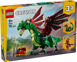 مجموعه ساختنی اژدهای قرون وسطی کریتور ۳ در ۱ لگو LEGO مدل 31161، ۷۱۵ قطعه، حداقل ۹ سال