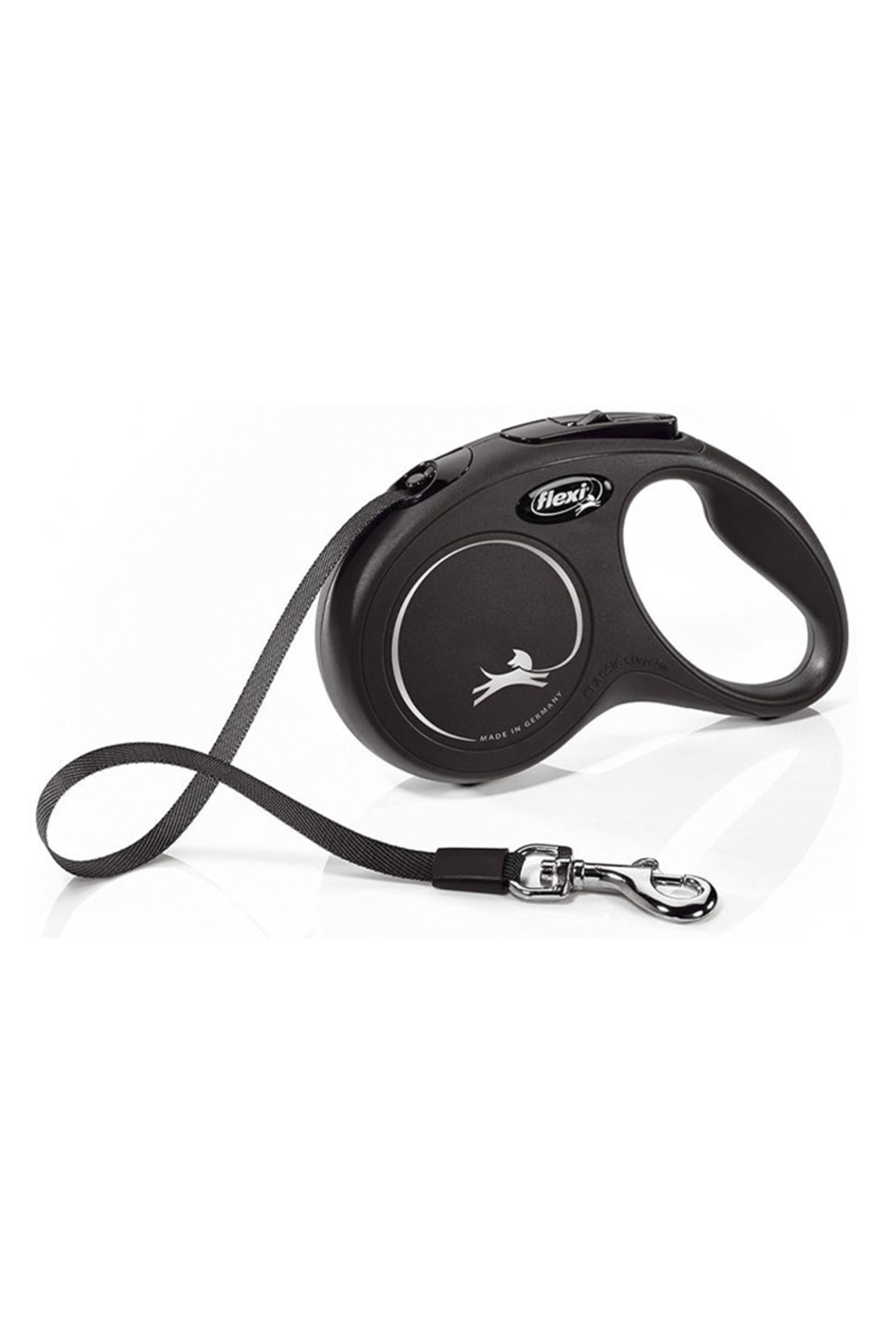 بند قلاده نواری سگ New Classic Small، ۵ متر، مشکی، کد ADFL-136