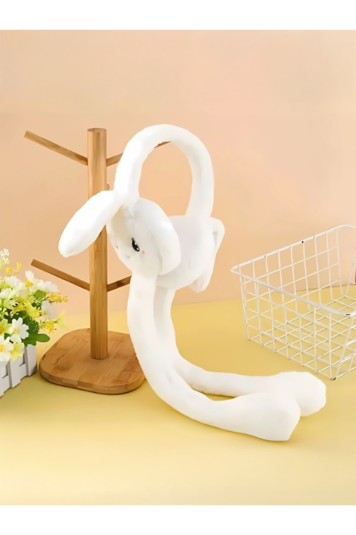 اسباب بازی های پشمی هدفون خرگوش متحرک مدل از ترکیه AfiToys