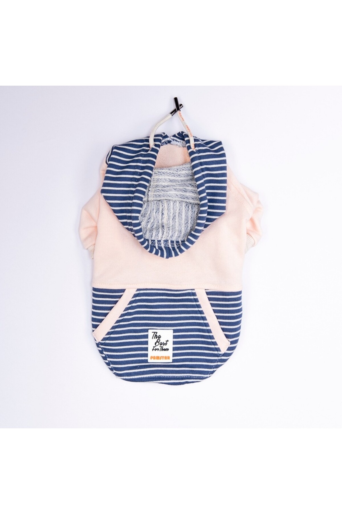 هودی سگ صورتی Sera Stripe پاواستار Pawstar مدل PS26-1149