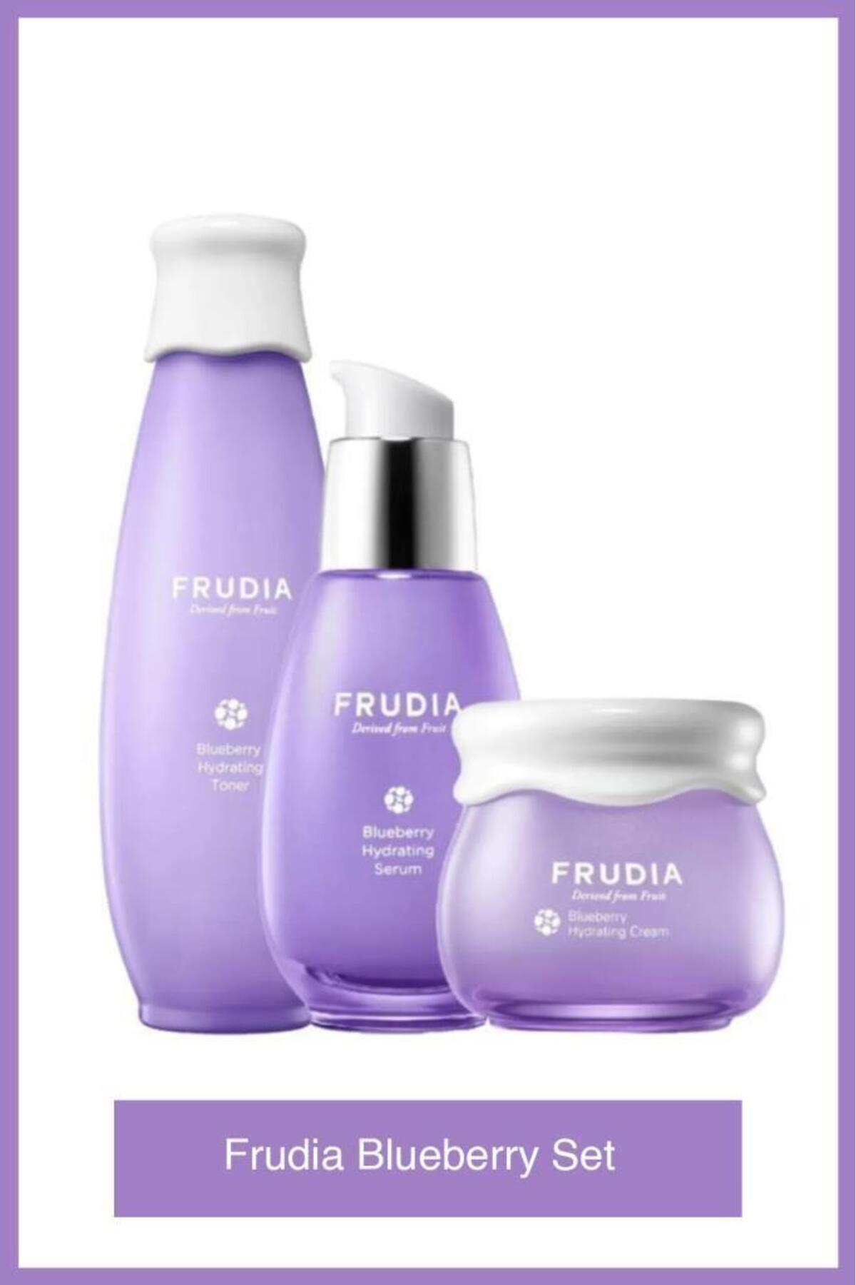 ست تونیک، کرم و سرم بلوبری فرودیا FRUDIA