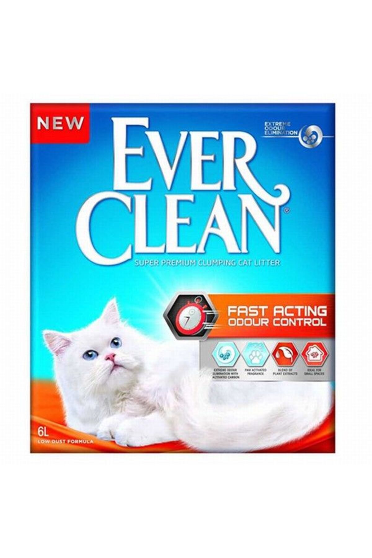 خاک گربه اور کلین Ever Clean Fast Acting، بسته ۲×۱۰ لیتر