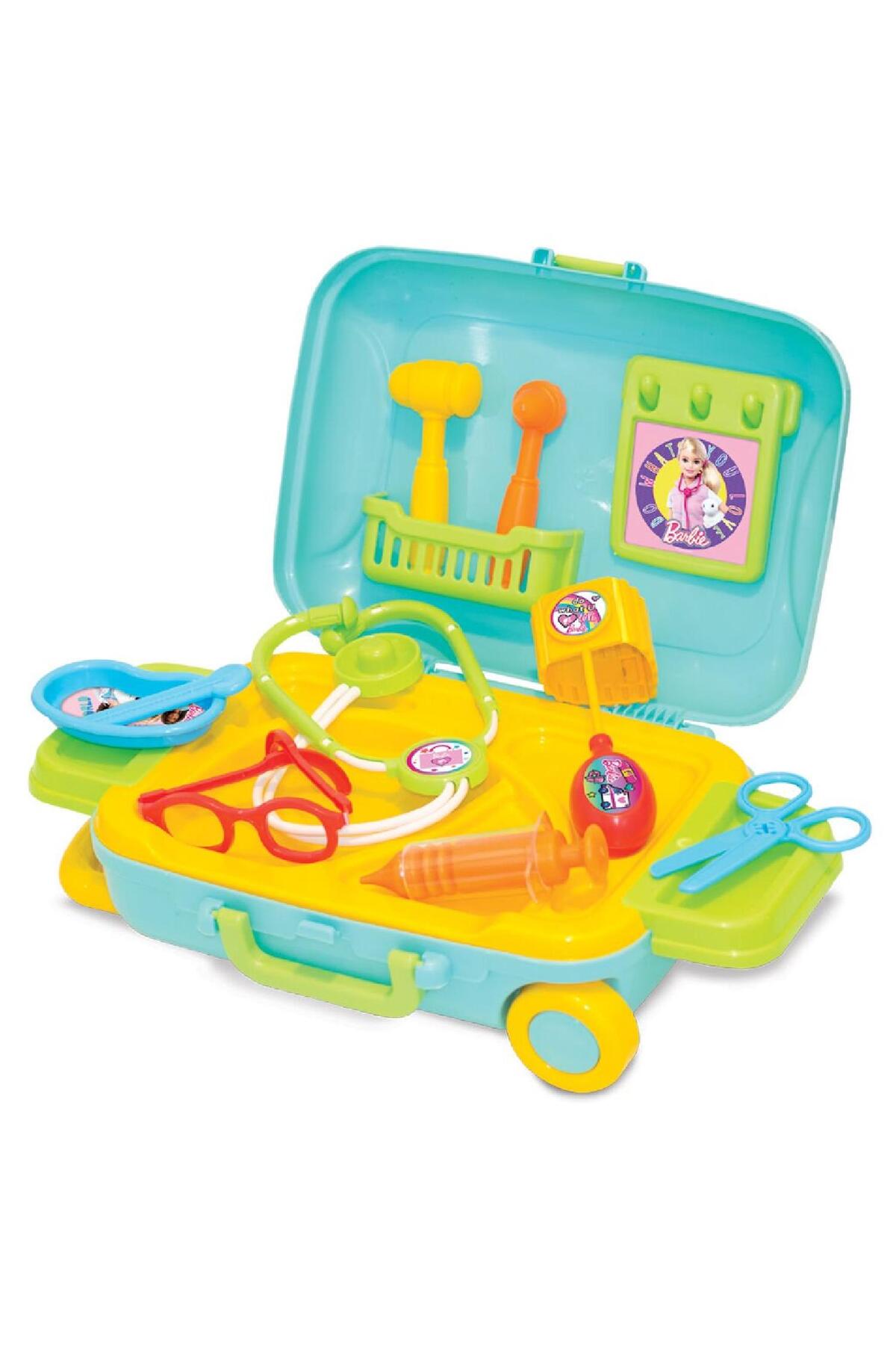 اسباب بازی های فیگور دیگر DEDE 03480 B ARBIE DOCTOR SET MY WITCASE toysclub