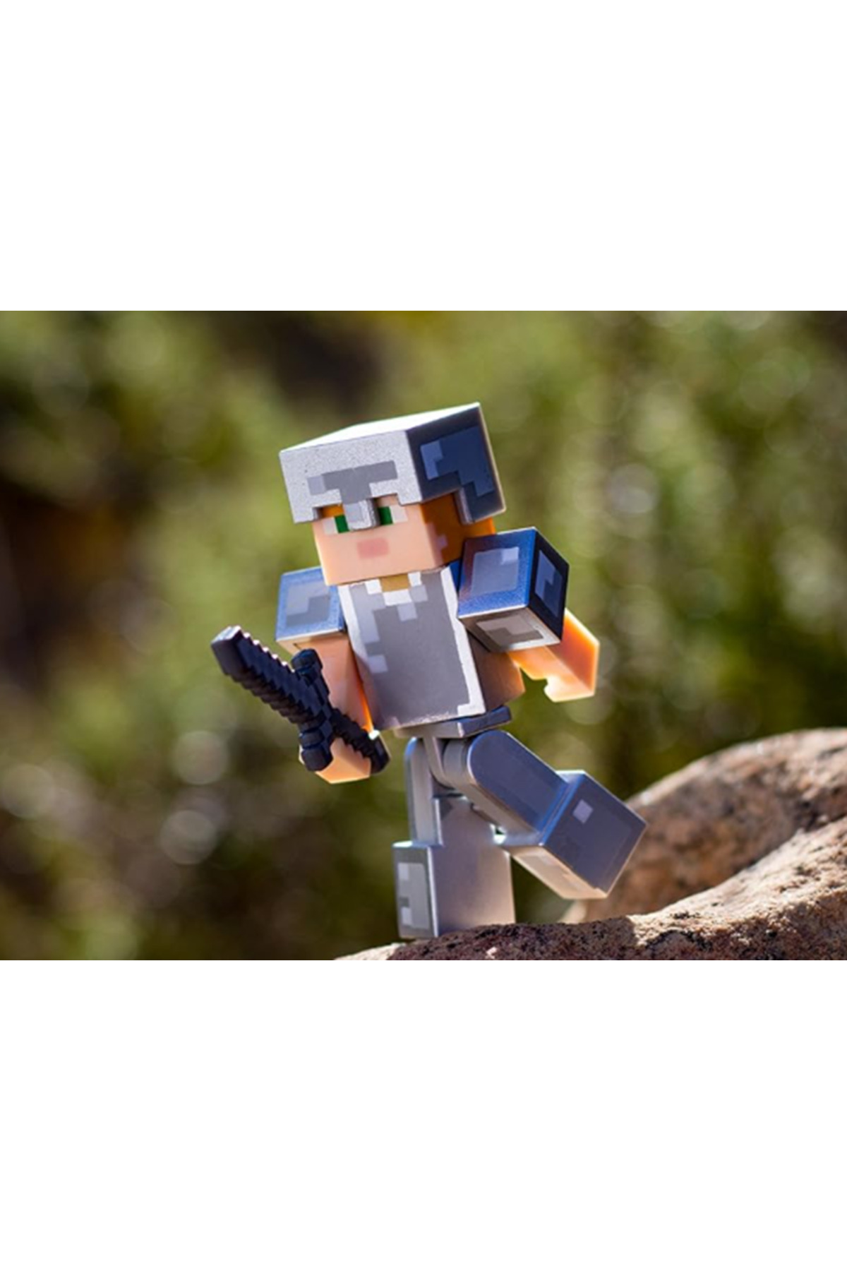 اسباب بازی های فیگور شخصیت اکشن 3 اینچی ALEX IN IRON ARMOR PACK SPECIAL EDITION 2016 YEARS Minecraft x Reserved