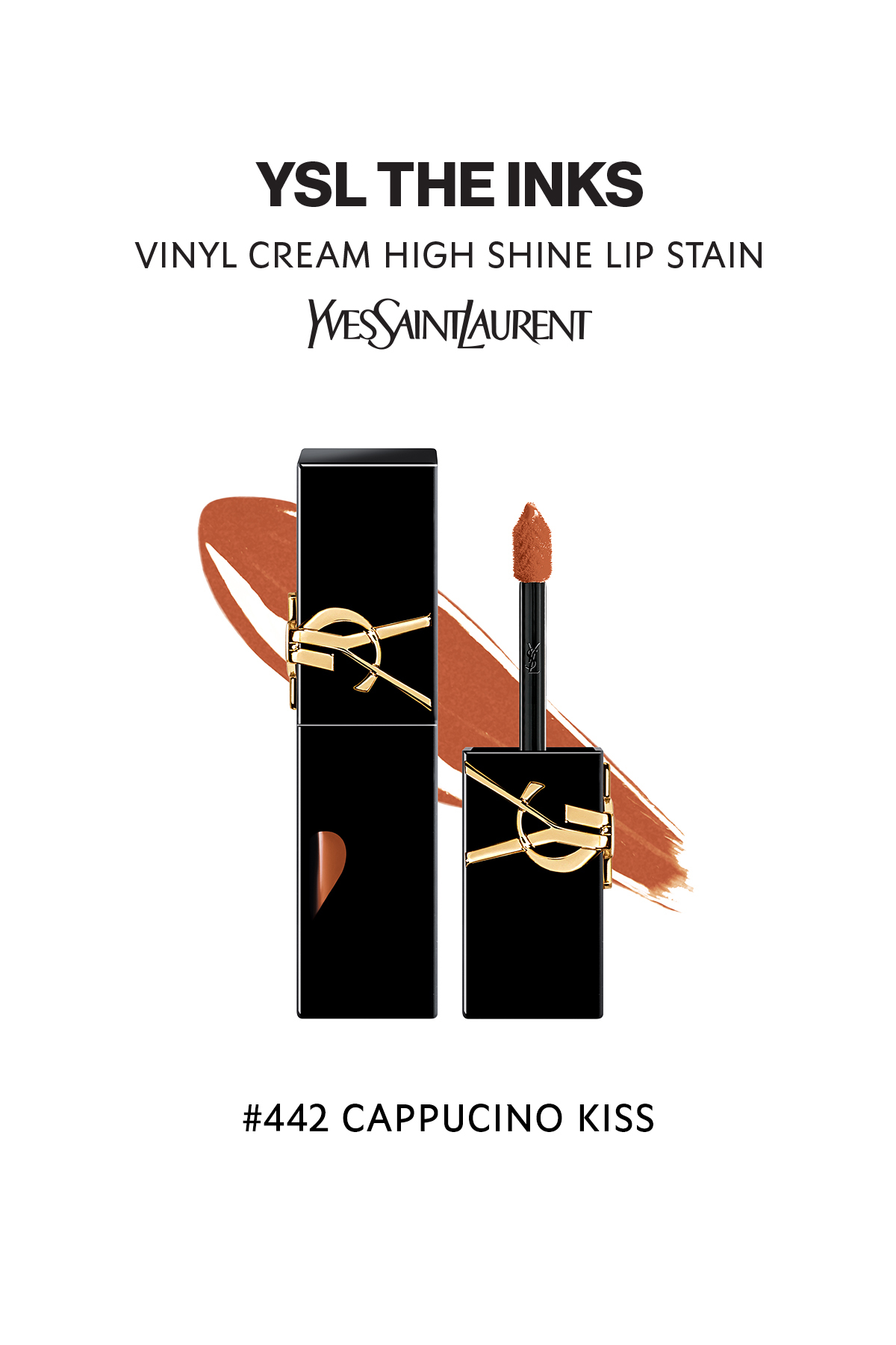 رژ لب مایع THE INKS VINYL CREAM INTENSE SHINE LIQUID LIPSTICK 442 Yves Saint Laurent