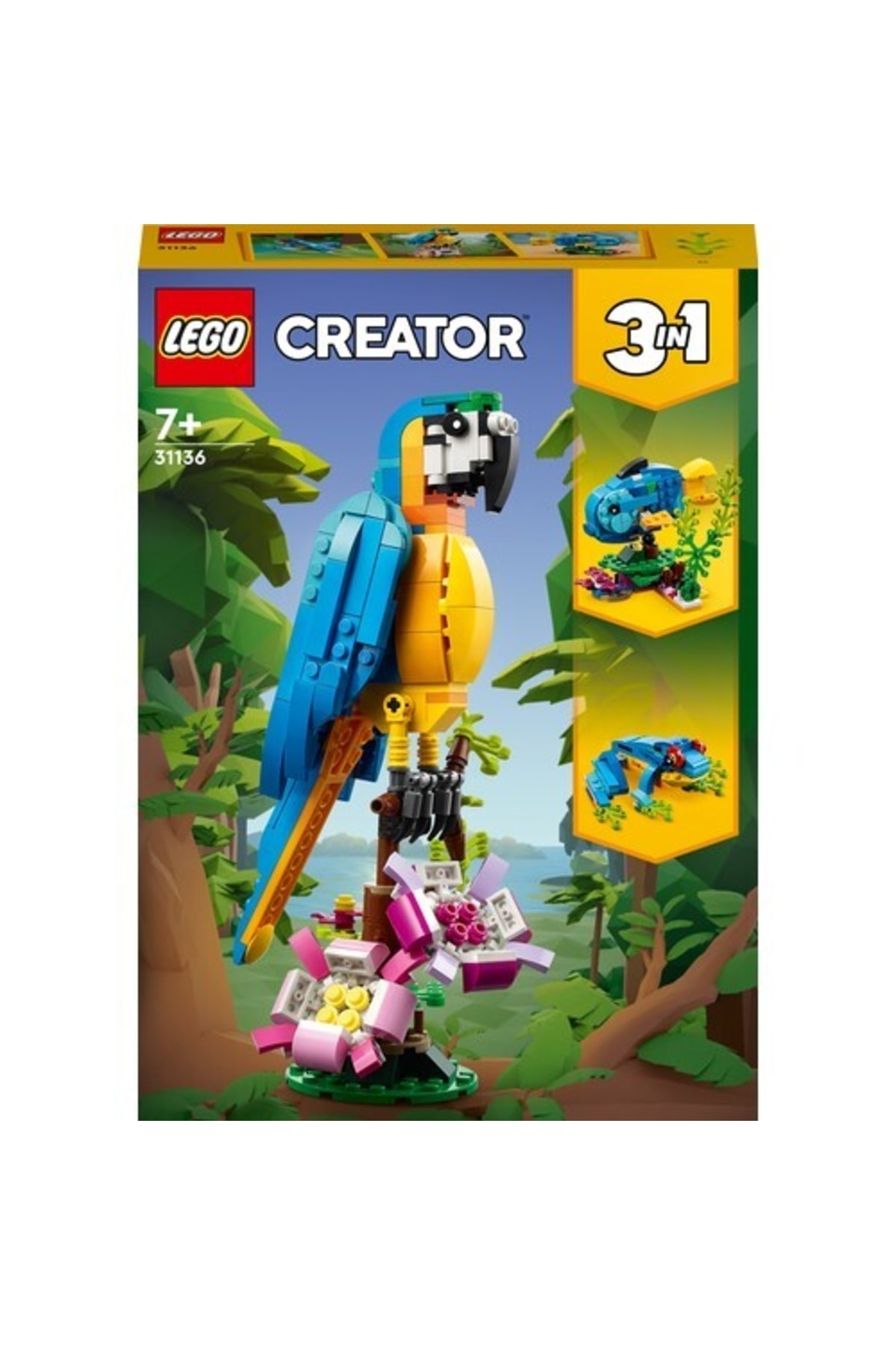 پازل ها و یاپبوزهای کودک محصول دارای مجوز CREATOR EXOTIC PARROT 31136 اورجینال LEGO