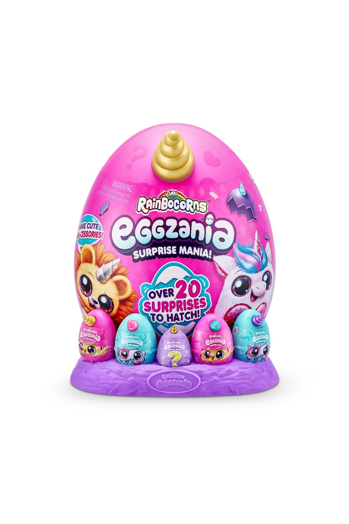 اسباب بازی های پشمی EGGZANIA S1 9258 اورجینال Rainbocorns