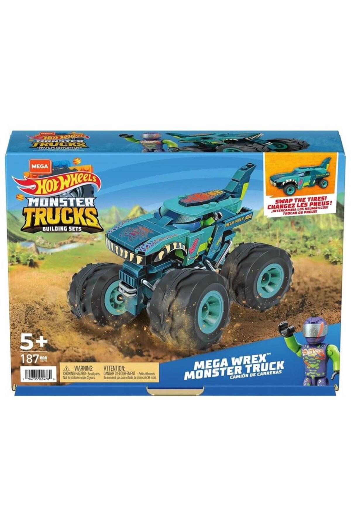 ماشین اسباب بازی MEGA WREX MONSTER TRUCK HDJ95 از ترکیه HOT WHEELS