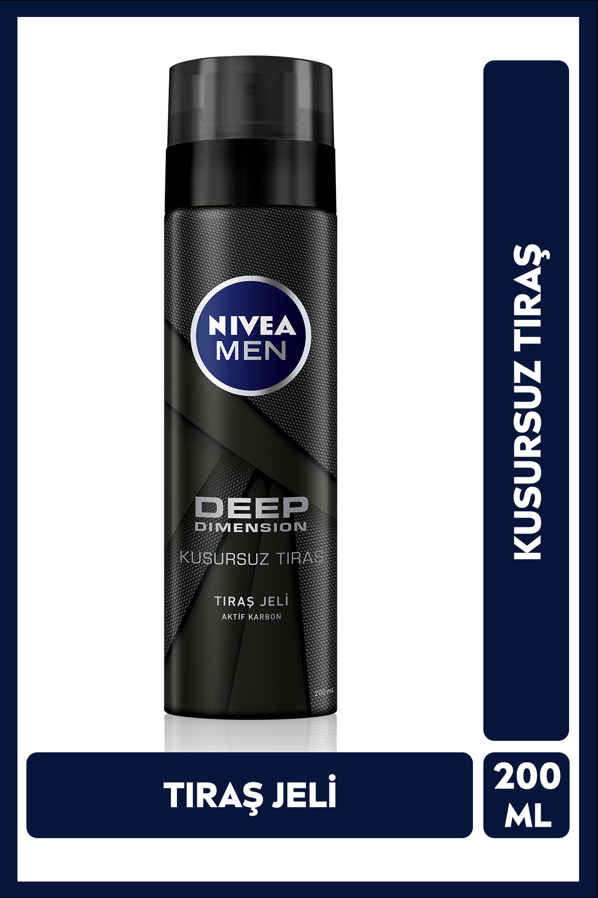NIVEA مردانه ابعاد عمیق دئو اسپری 150 میلی لیتر + ژل اصلاح 200 میلی لیتر + ژل حمام 500 میلی لیتر