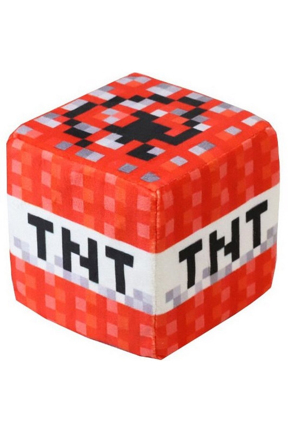 اسباب بازی های پشمی بمب TNT MINECRAFT مخملی که بلوک 25 سانتی متری ماین کرافت را منفجر می کند از ترکیه farist