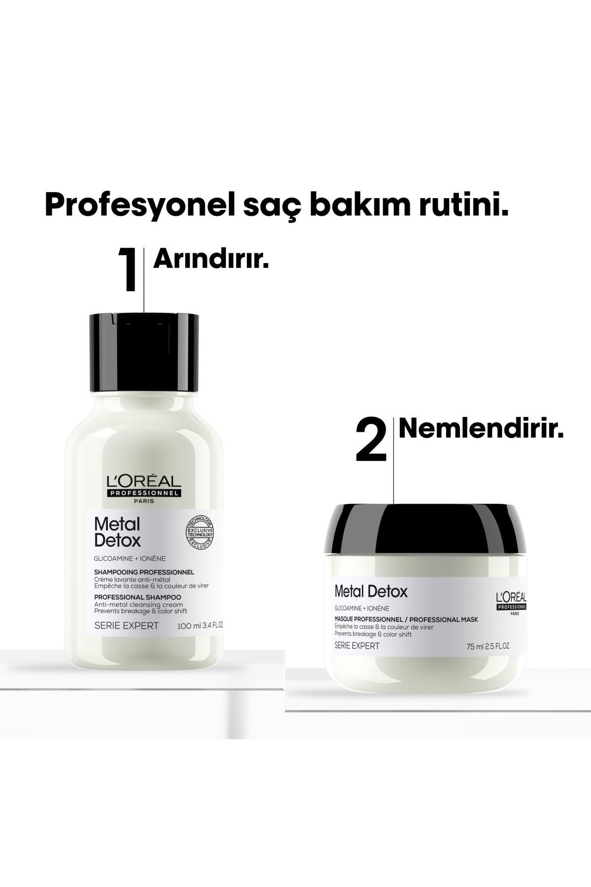 شامپو مردانه و زنانه LP SE METAL DETOX MINI DUO کیت L'oreal Professionnel