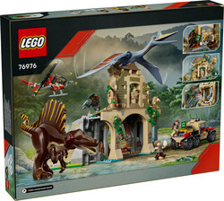 مجموعه ساختنی لگو LEGO ژوراسیک ورلد Jurassic World مدل 76976، مأموریت هوایی اسپینوسوروس و کوئتزالکواتل، ۹۸۴ قطعه، حداقل سن ۸ سال