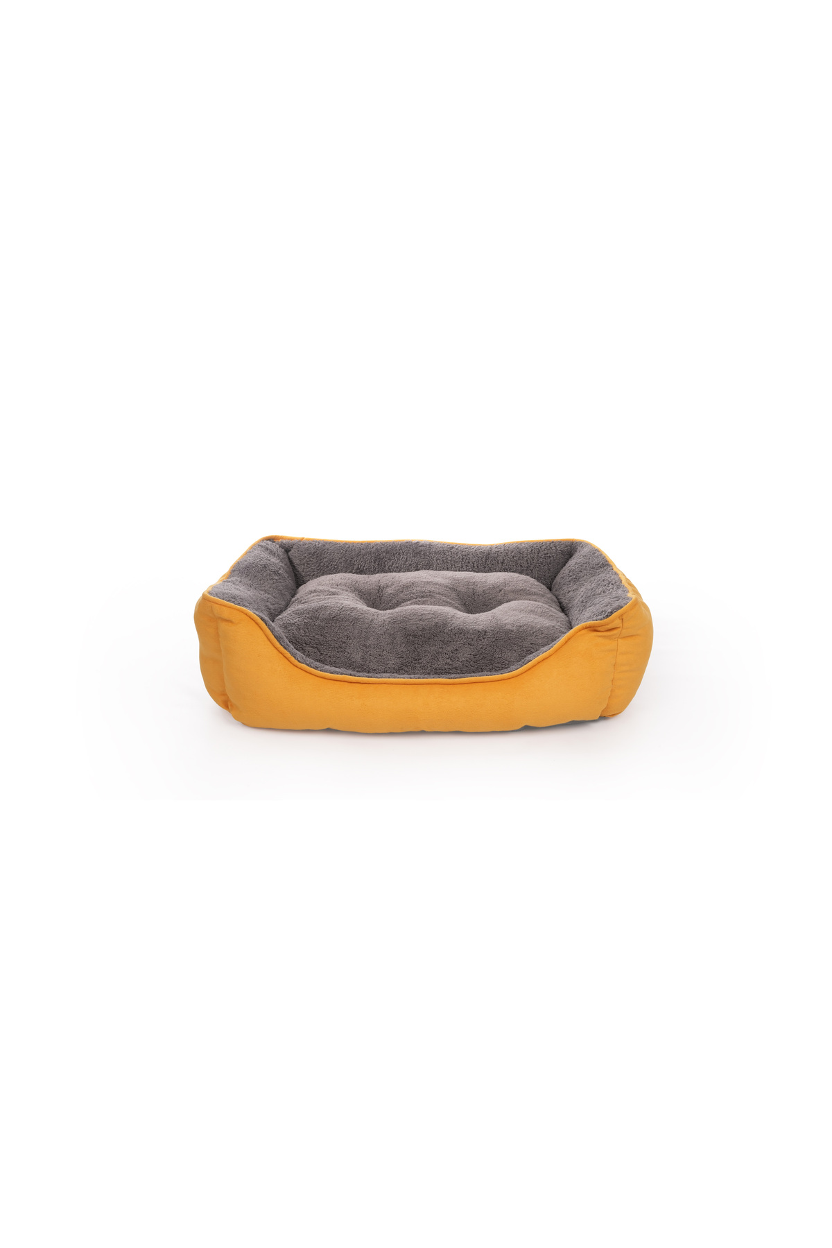 جای خواب گربه و سگ Nook پوگالو PUGALO با سطح داخلی Welsoft و پارچه Soho ذغالی و زرد