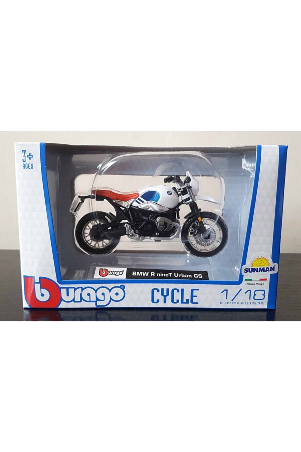 مدل خودرو 1:18 موتور BMW R NINET URBAN GS موتورسیکلت اورجینال Burago