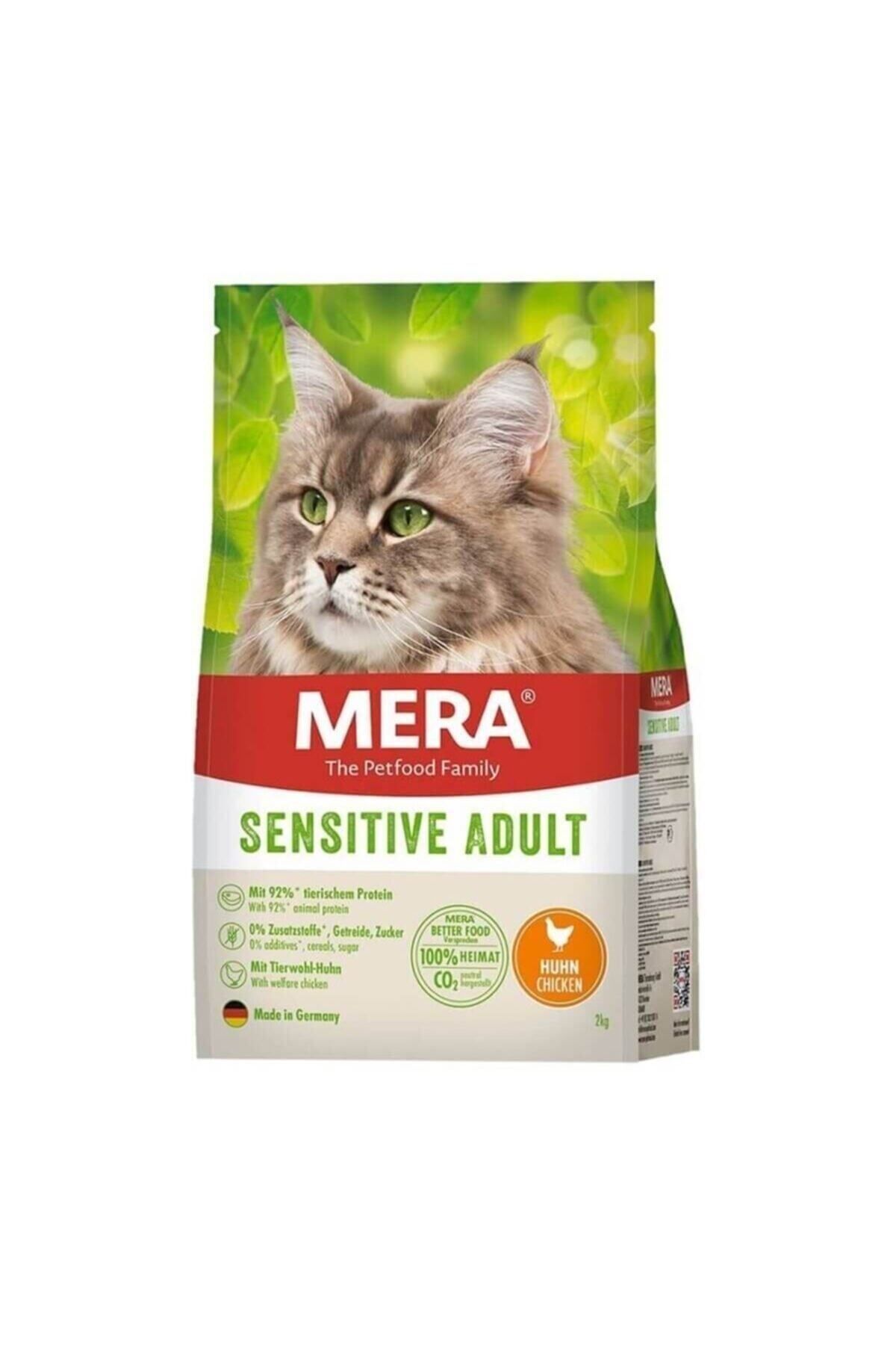 غذای خشک گربه مرا Mera Sensitive بدون غلات با طعم مرغ، ۲ کیلوگرم