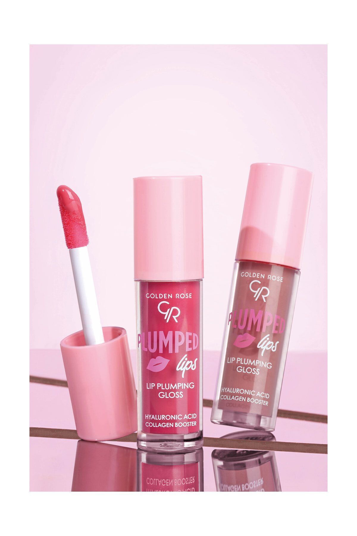 Golden Rose لبخند بر لب‌های پف‌خورده گلاس براق شماره ۲۰۳