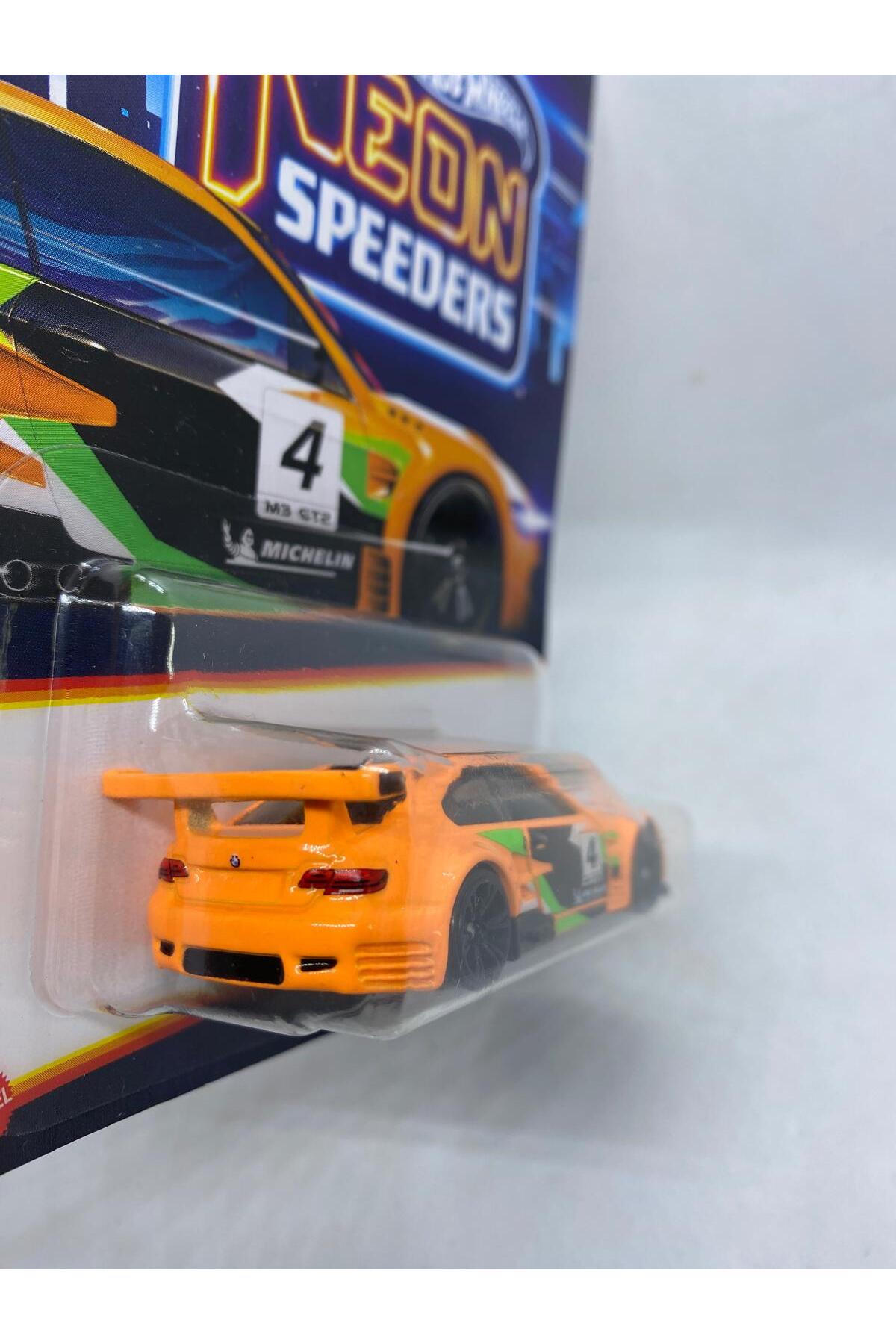 ماشین اسباب بازی BMW M3 GT2 NEON SPEEDERS از ترکیه HOT WHEELS