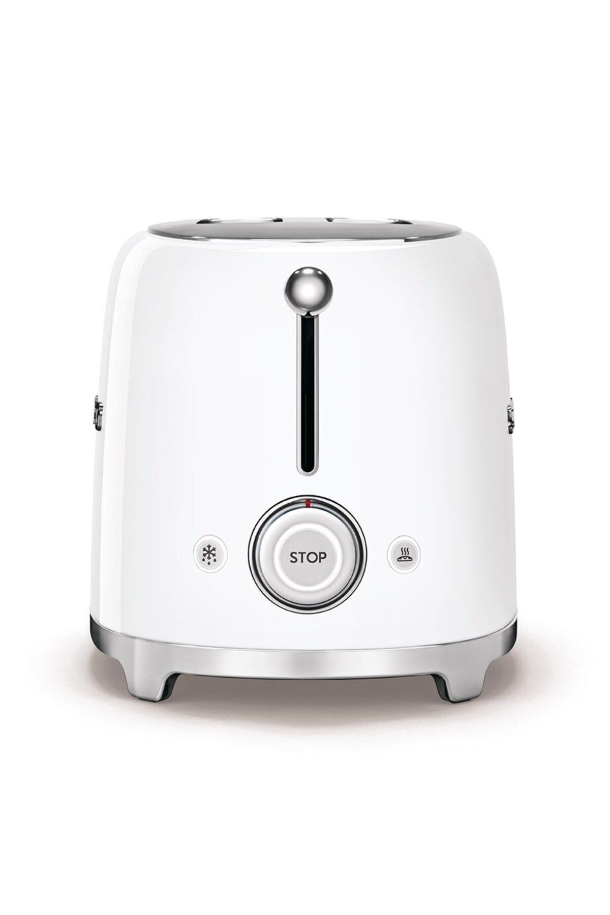توستر سفید یکپارچهسازی با سیستمعامل دهه 50 2X1 TSF01WHEU اورجینال Smeg