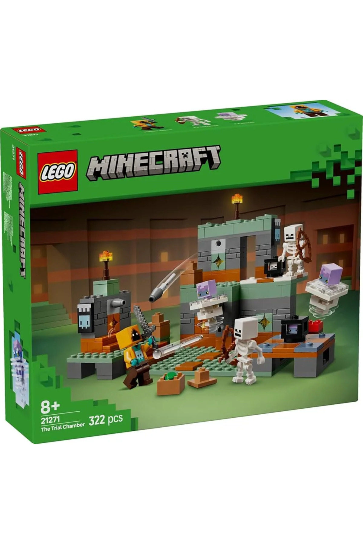 لگو و اسباب بازی های ساخت محور 21271 LEGO® MINECRAFT® CHALLENGE ROOM اورجینال LEGO