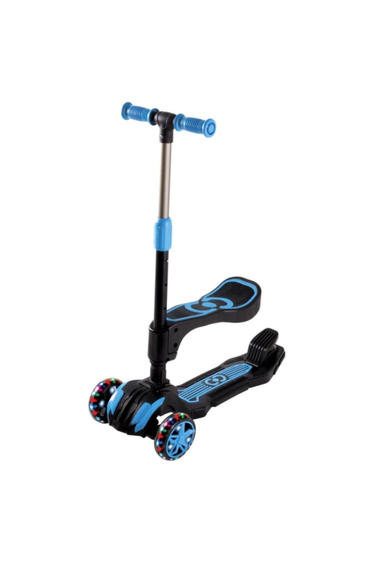 اسکوتر کودکان 3 چرخ صندلی COMBO با LED آبی روشن Cool Wheels