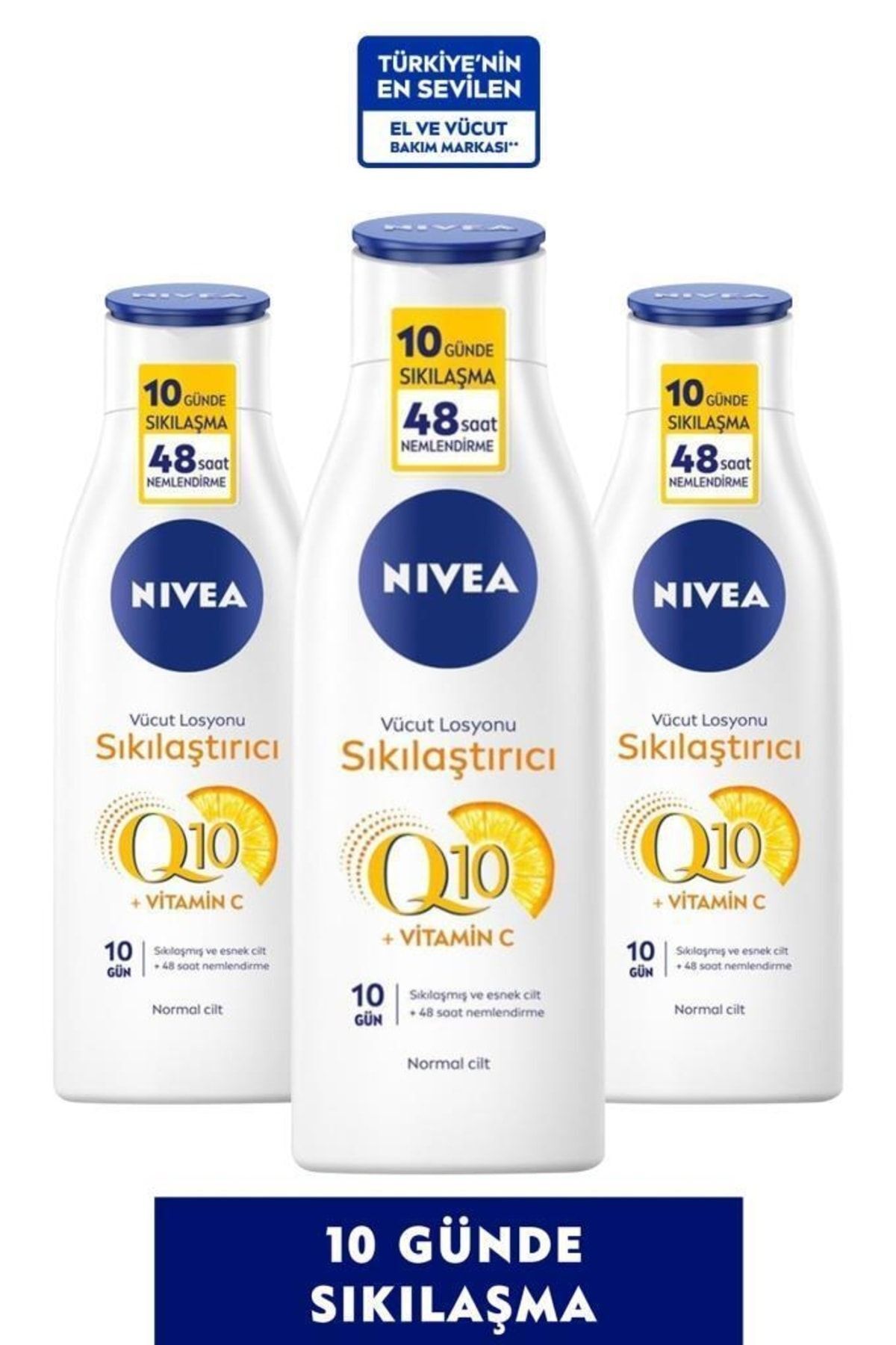 NIVEA لوسیون تنگ کننده بدن Q10 250 میلی لیتر x3