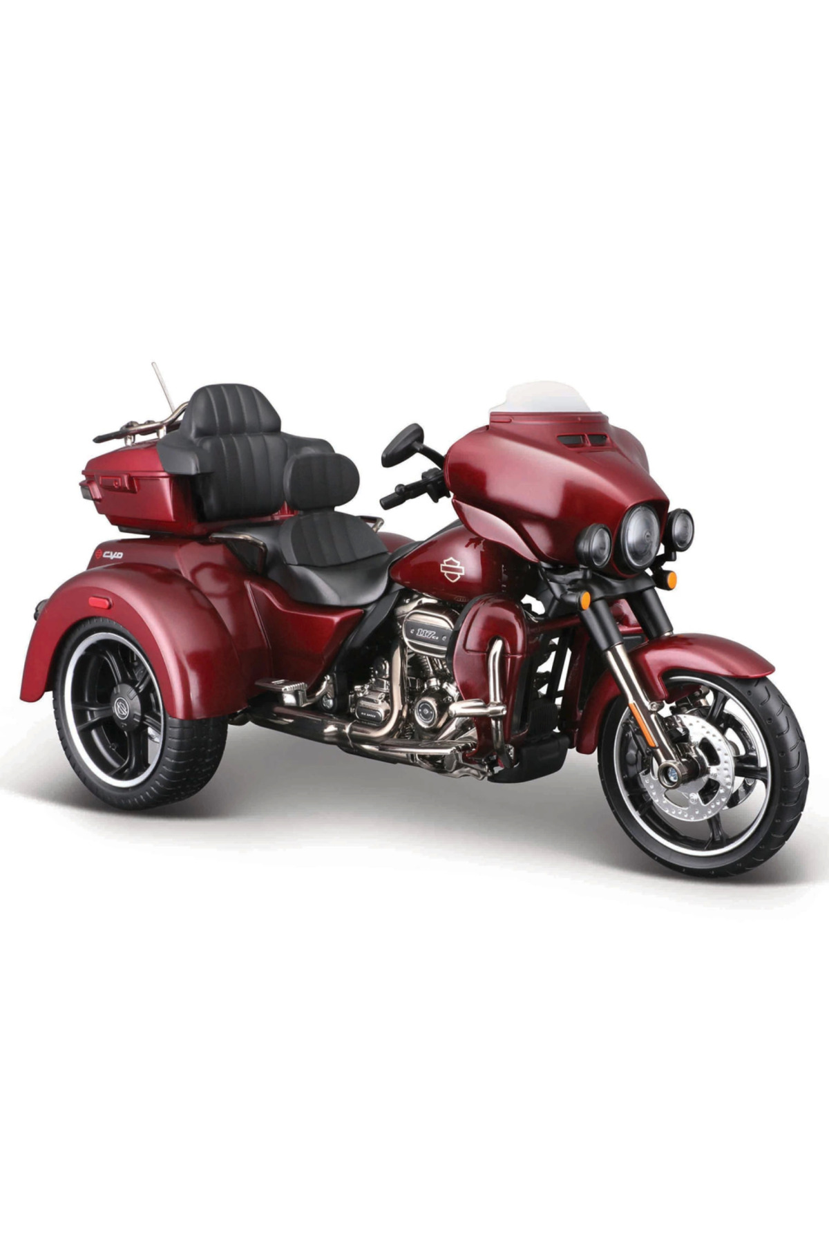 مدل خودرو موتورسیکلت MAISTO 1 12 HARLEY DAVIDSON 2021 CVO TRI GLIDE اورجینال NW NessiWorld