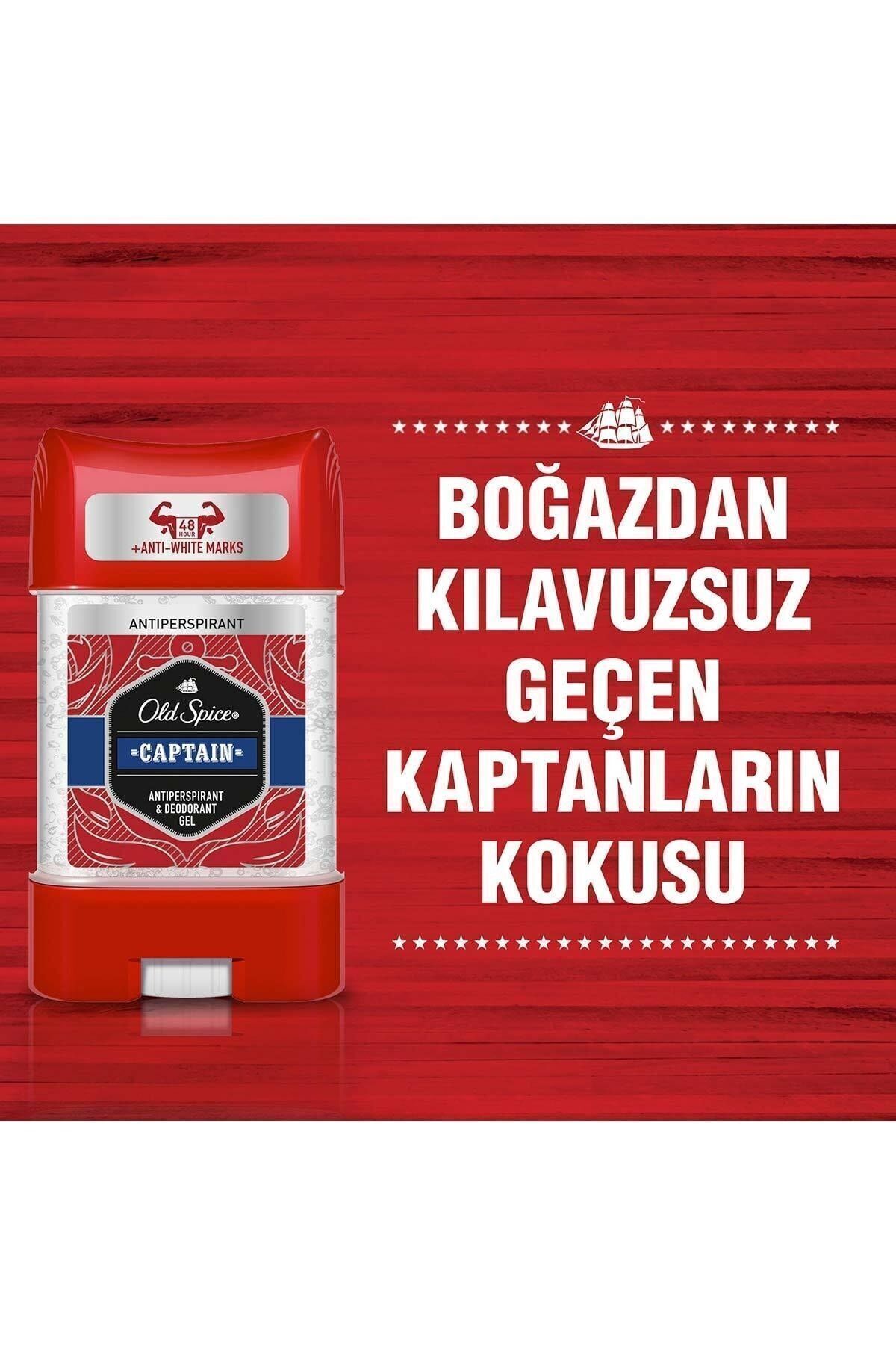 دئودورانت ژل مردانه مدل Captain Clear حجم 70 میلی لیتر اولد اسپایس Old Spice