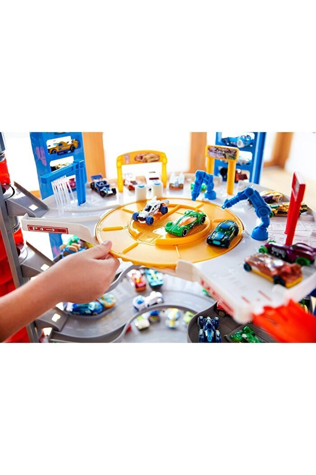 ماشین اسباب بازی MEGA GARAGE GIANT TOWER FML03 هات ویلز اورجینال HOT WHEELS